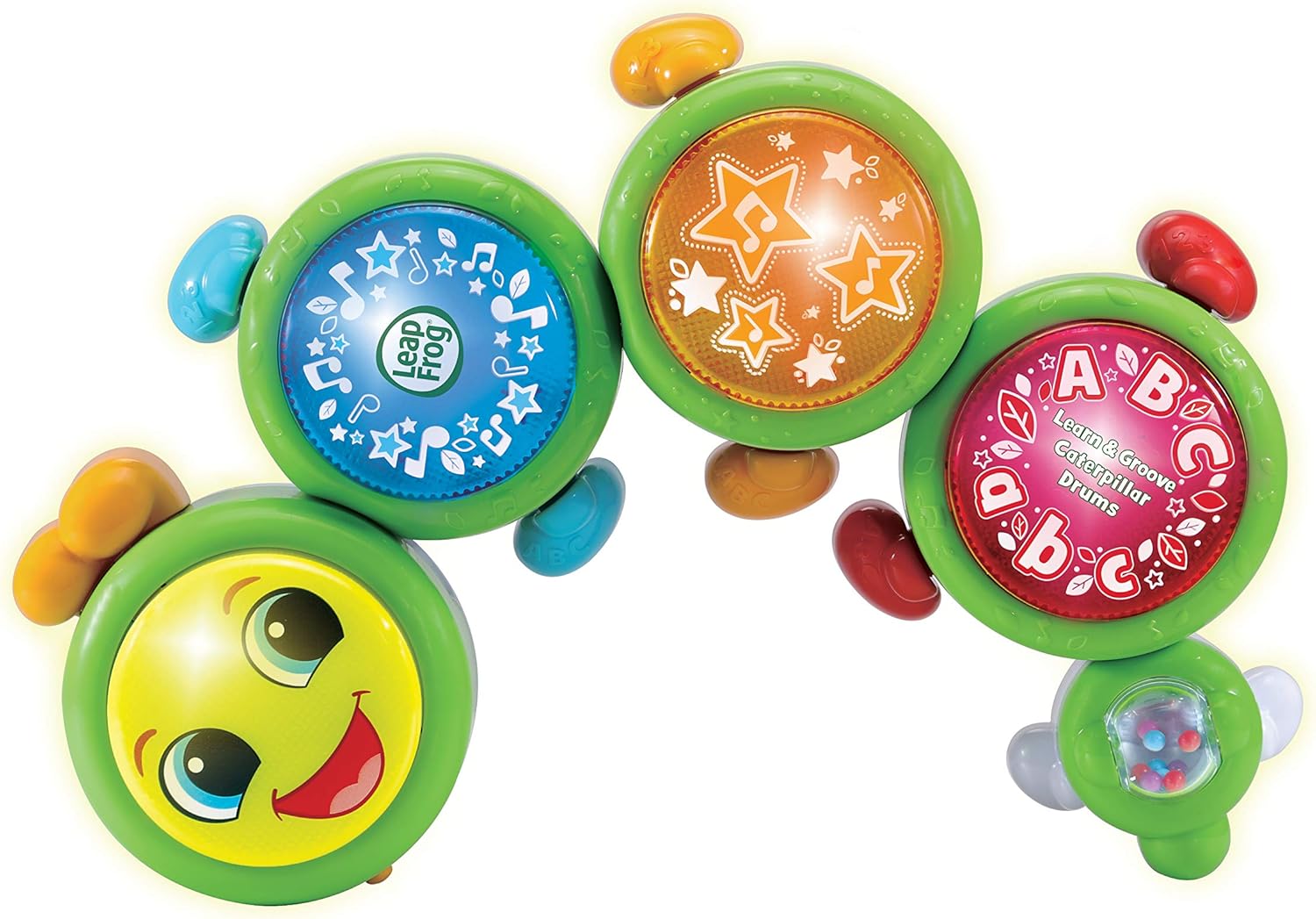 LeapFrog Learn and Groove Caterpillar Drums, Musical Toys for Babies