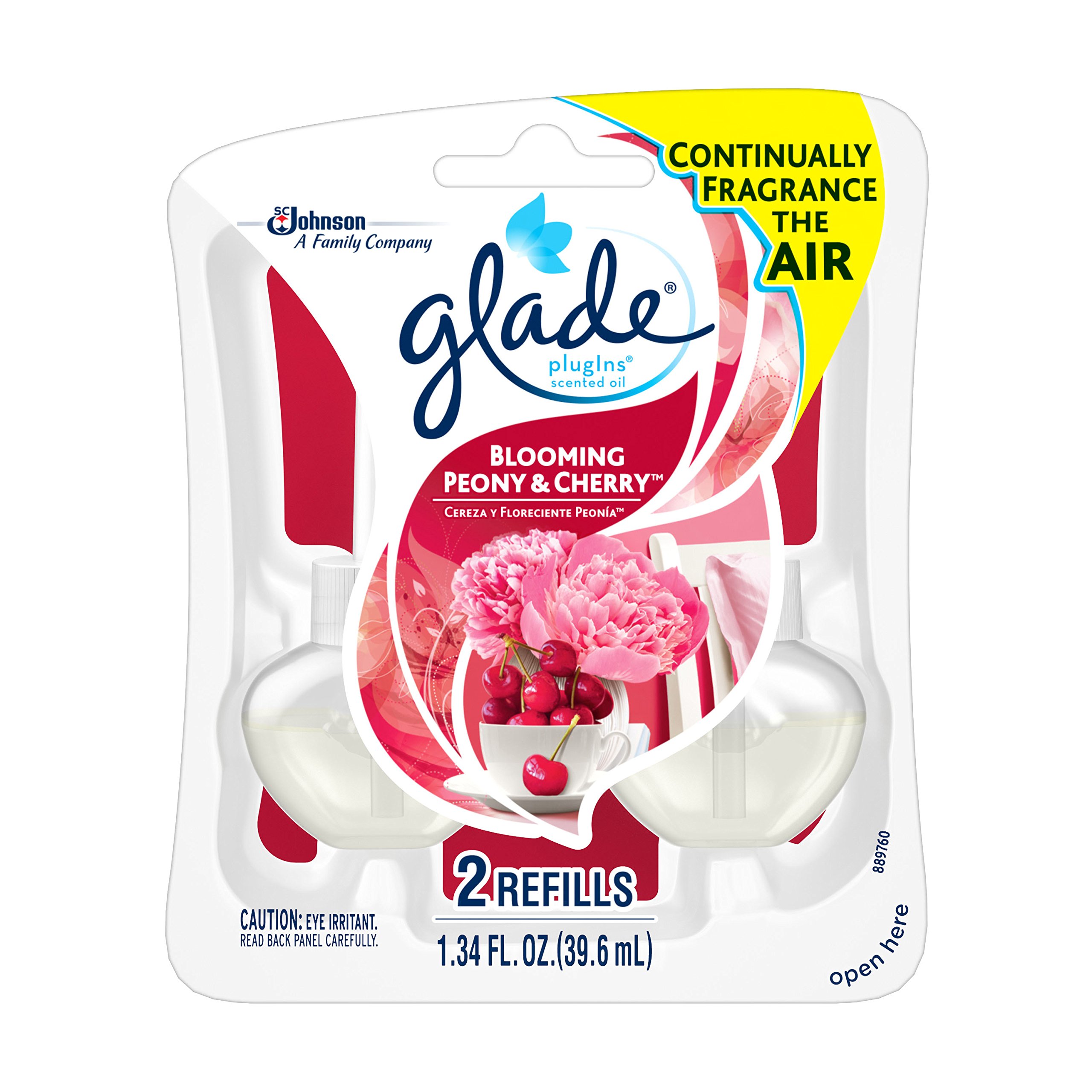 Glade Plugins Scented Oil Air Freshener Refill, Radiant