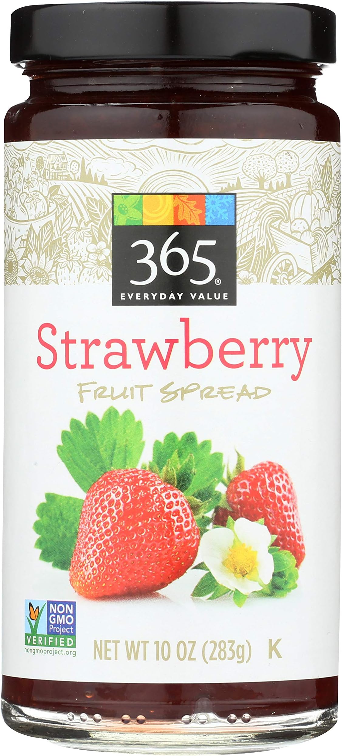 365 Everyday Value, Strawberry Fruit Spread, 10 oz