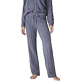 PJ Salvage womens Cable Crew Lounge Pant