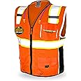 KwikSafety - Charlotte, NC - CLASSIC & SUPREME Safety Vest [Jumbo Pocket] Class 2 Work PPE ANSI Tested OSHA Compliant