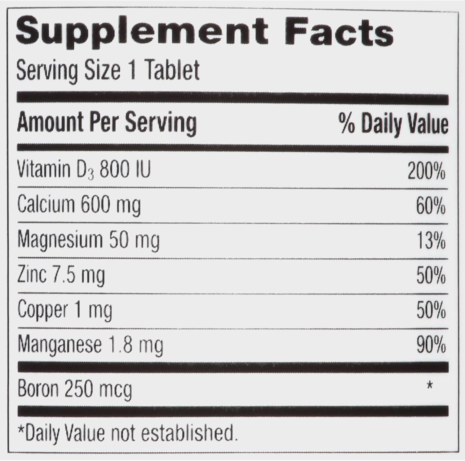 Caltrate 600+D3 Plus Minerals (165 Count) Calcium & Vitamin D3 Supplement Tablet, 600 mg: Health & Personal Care