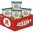 Jackson’s Sweet Potato Farmhouse Ranch Kettle Cooked Chips - with Premium Avocado Oil (1 oz, Pack of 15) - Gluten-Free, Peanut Free, Vegan, Allergen-Friendly - Shark Tank Product