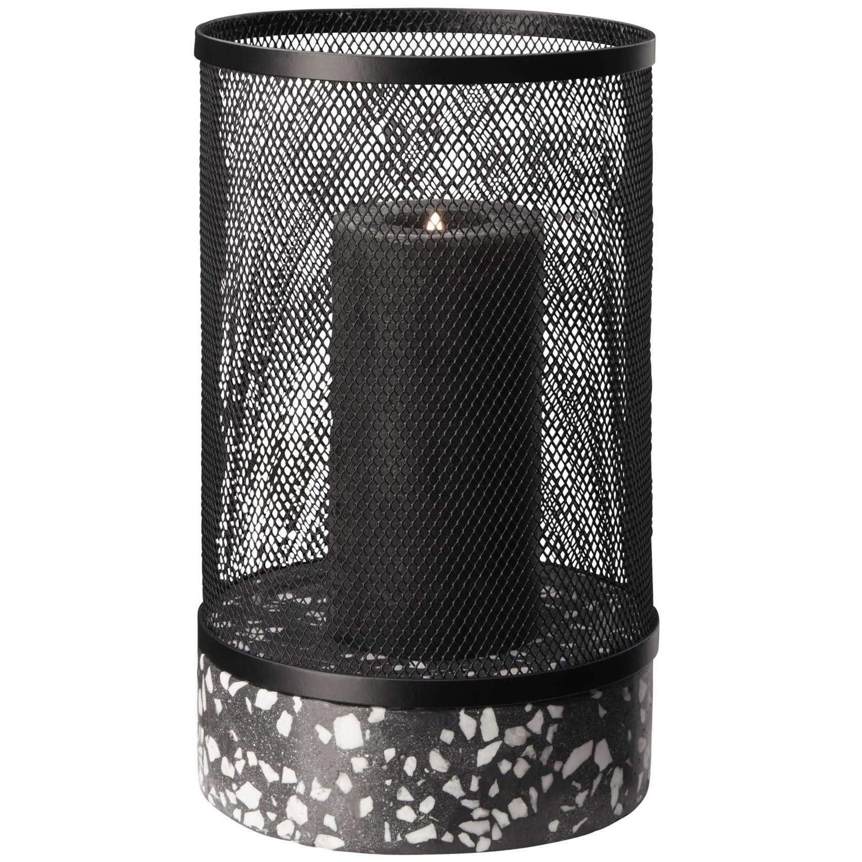 ASA TERRAZZO/219 Terrazzo Lantern Black 27 cm Height / 16 cm Diameter