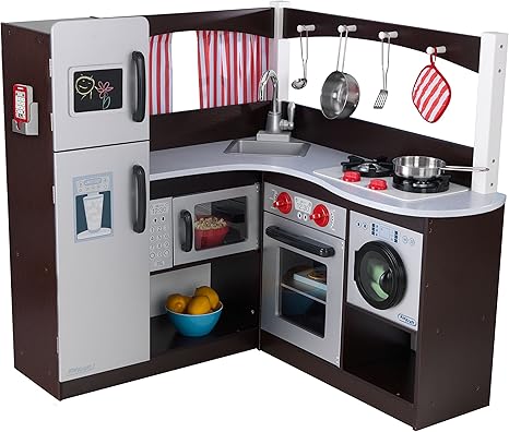 Kidkraft Grand Espresso Corner Kitchen Playset Kitchen Playsets