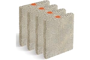 DERBLUE 4Pack 35 Water Panel Humidifier Replacement Filter Made of Aluminum Mesh Compatible with AprilAire Whole-House Humidifier Models 300 350 360 560 560A 568 600 600A 600M 700 700A 700M 760 760A 768