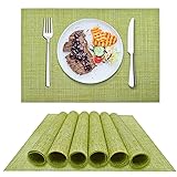 LIFEWEAR Placemat Set of 6,Woven
