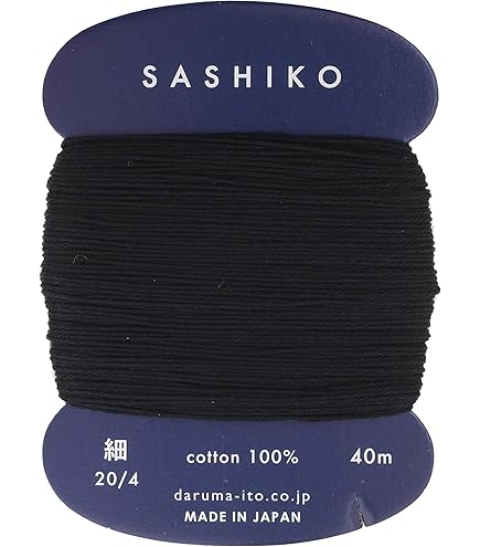 Amazon.com: Daruma Yokota Sashiko Thread 5 Skein Essential