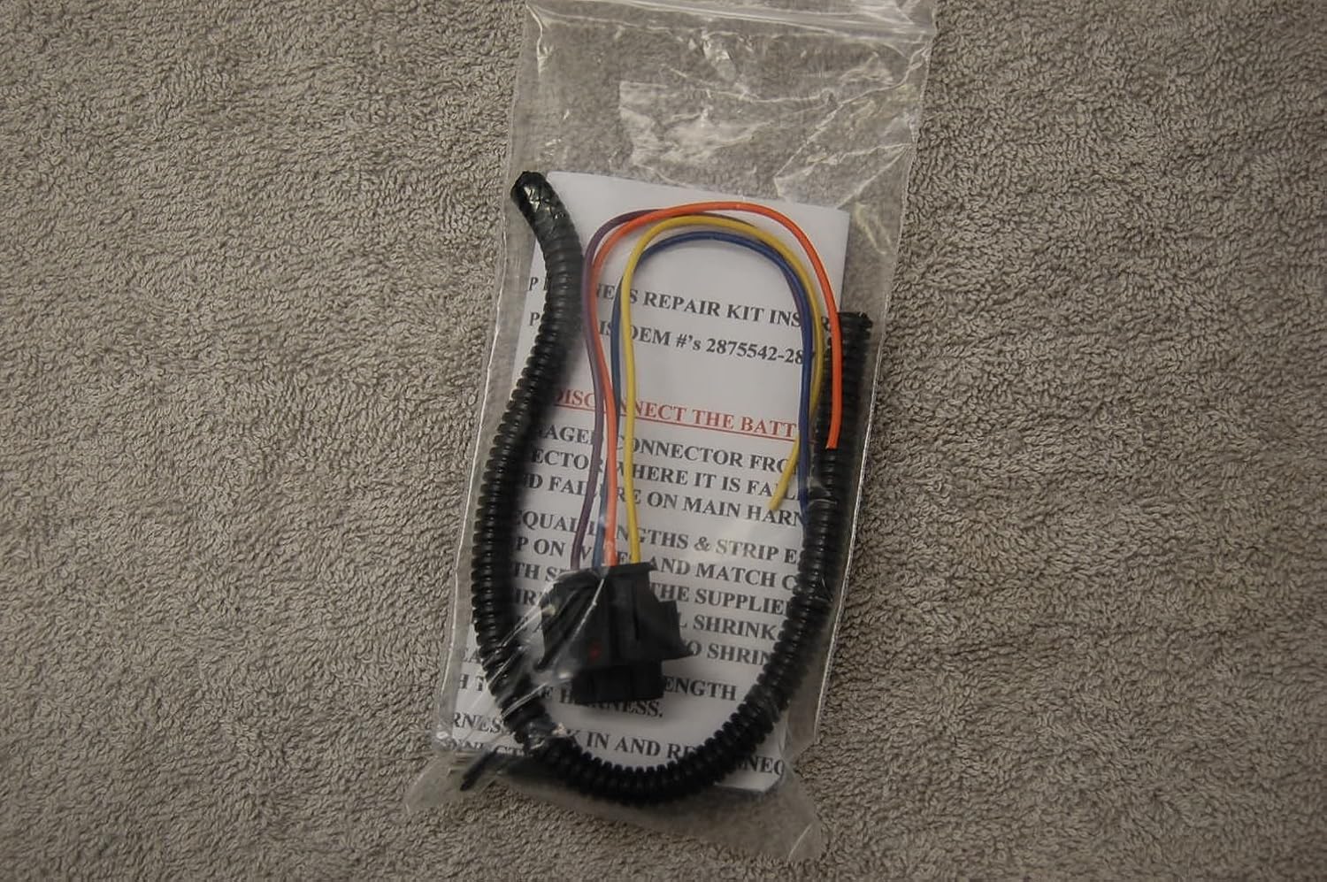 Amazon.com: Wire Harness Repair Kit T-Map Sensor Polaris Sportsman, RZR,  2875542 2878494: Automotive