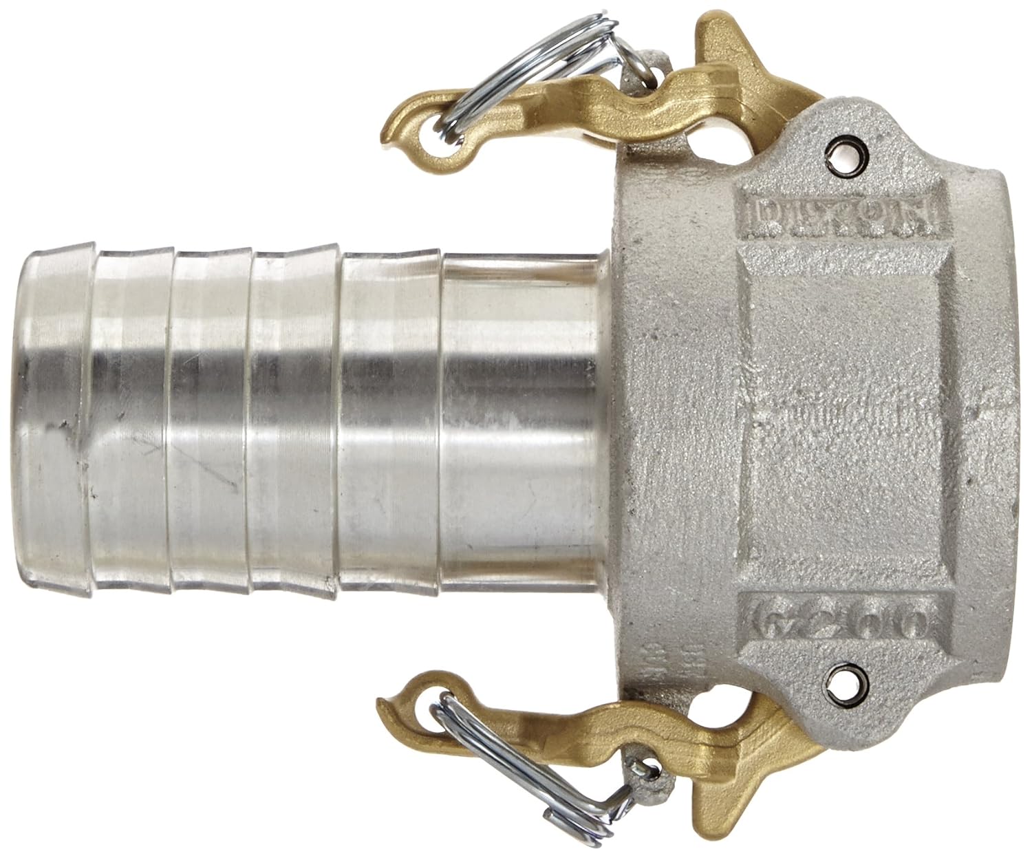 Dixon AC400 Aluminum 356T6 BossLock Type C Cam and Groove Hose Fitting 4 Socket x 4 Hose ID