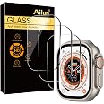 Ailun 3 Pack Screen Protector for Apple Watch Ultra 3/2/Ultra [49mm][Clear] | Tempered Glass Film, Anti-Scratch, High Definit