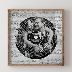 First Dance Song Lyrics Gift UNFRAMED Poster