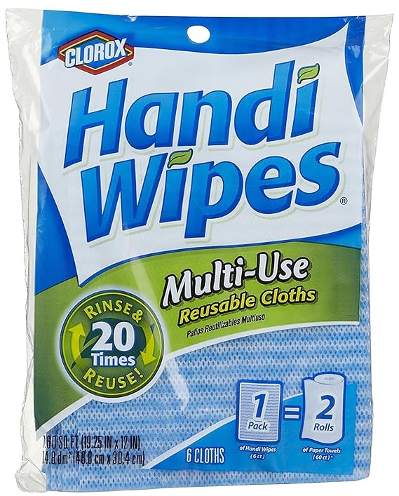 Clorox Handi Wipes MultiUse Reusable Cloths 6 ct Amazon.co.uk