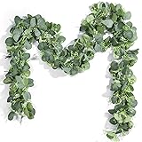 Miracliy 4 Pcs Seeded Eucalyptus Garland, 26ft Fake