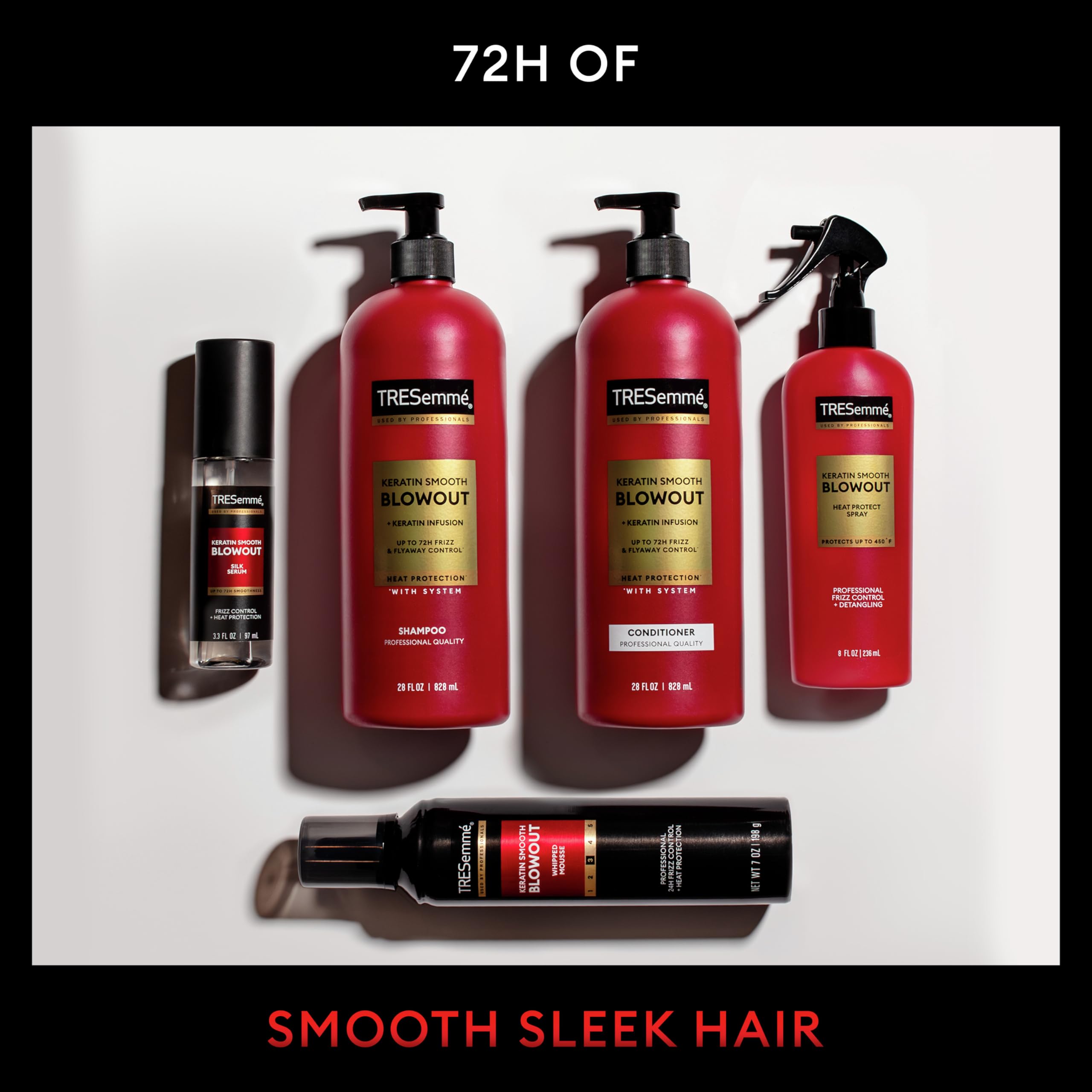 TRESemmé Anti-Frizz Finishing Spray Keratin Smooth for Flexible Hold | Weightless | 7 Fl Oz