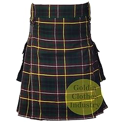 Goldia Clothes Industry Tartan Kilts l Men's