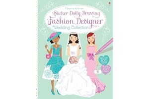Sticker Dolly Dressing Fashion Designer Wedding Collection