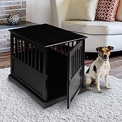 Casual Home Wooden Indoor Dog Crate House Kennel