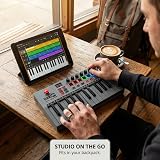 RockJam 25-Key Rechargeable USB MIDI Keyboard Controller with Pads & DAW view 5