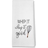 Buildinest Funny Kitchen Towels and Dishcloths, 1 Set Dish Towels for Washing Drying Dishes, Decorative Hand Tea Towels for Birthday Housewarming Hostess Wedding Shower Christmas Gifts-A42