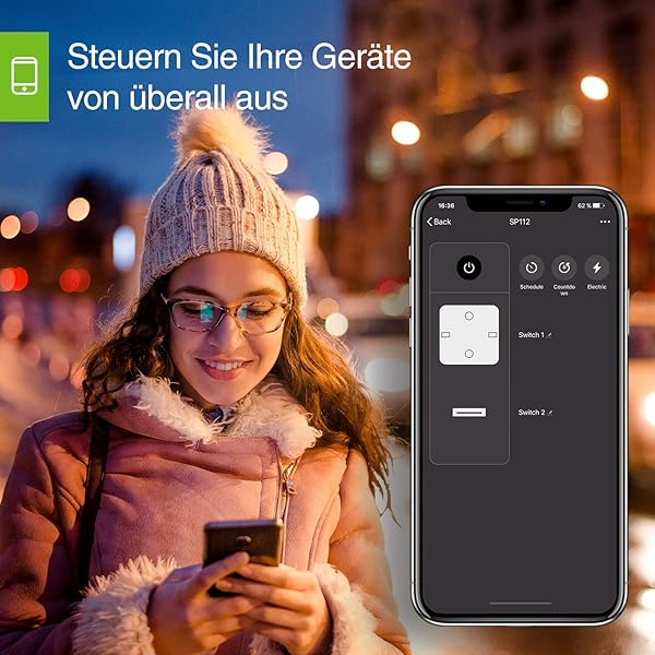 Wifi Enchufe Inteligente 16A 3680W Smart Plug Mini Gosund para Controlar Dispositivos Desde Cualquier Lugar Compatible con AlexaGoogle Home Temporizador Monitor de Energa 4 Pack