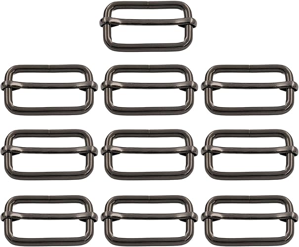 Amazon Co Jp Bikicoco 調整カン 針金コキ 手芸用品 金属 子供 幼稚園 保育園 上履き ナスカン 肩掛け 首輪 バッグ カバン ポシェット 財布 手作り 3 2 X 1 5 Cm ガンメタル 10個 ホビー