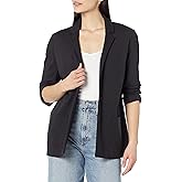Amazon Essentials Women's Relaxed-Fit Soft Ponte Blazer