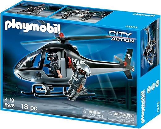 police playmobil helicopter