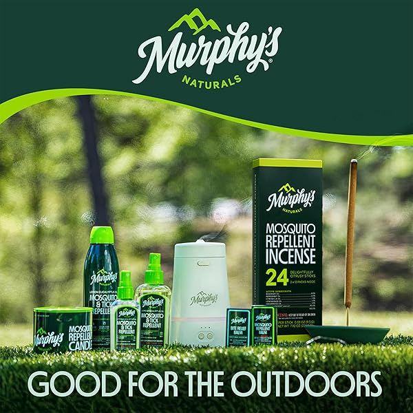 MURPHY’S NATURALS MOSQUITO BUG REPELLENT CANDLE FOR OUTDOOR PATIO, CITRONELLA & ESSENTIAL OILS, SOY/BEESWAX BLEND, 30-HOUR BURN TIME, 9 OZ, 1-PACK