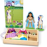 Melissa & Doug Princess Magnetic Dress-Up Play Set Wooden Doll Toy 3+ Years view 8