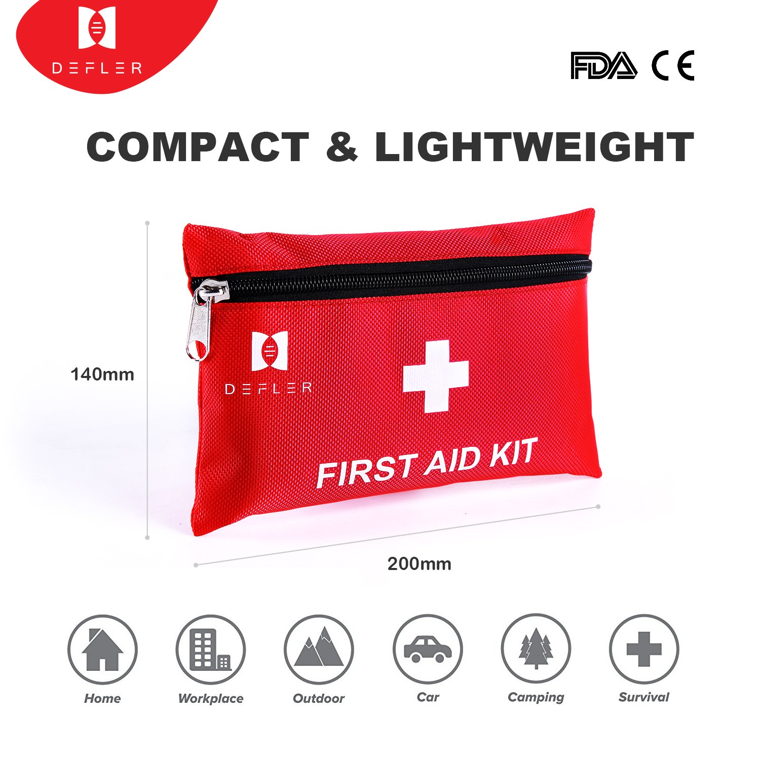 Mini First Aid Kit, 86 Pieces Mini Small First Aid Kit includes