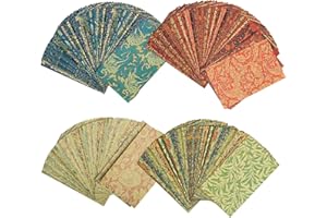 X HOT POPCORN 240 Sheets Vintage Scrapbook Papers Scrapbooking Papers Journaling Supplies Retro Decorative Paper Material for Writing, Diary Embellishment Supplies, Craft Paper