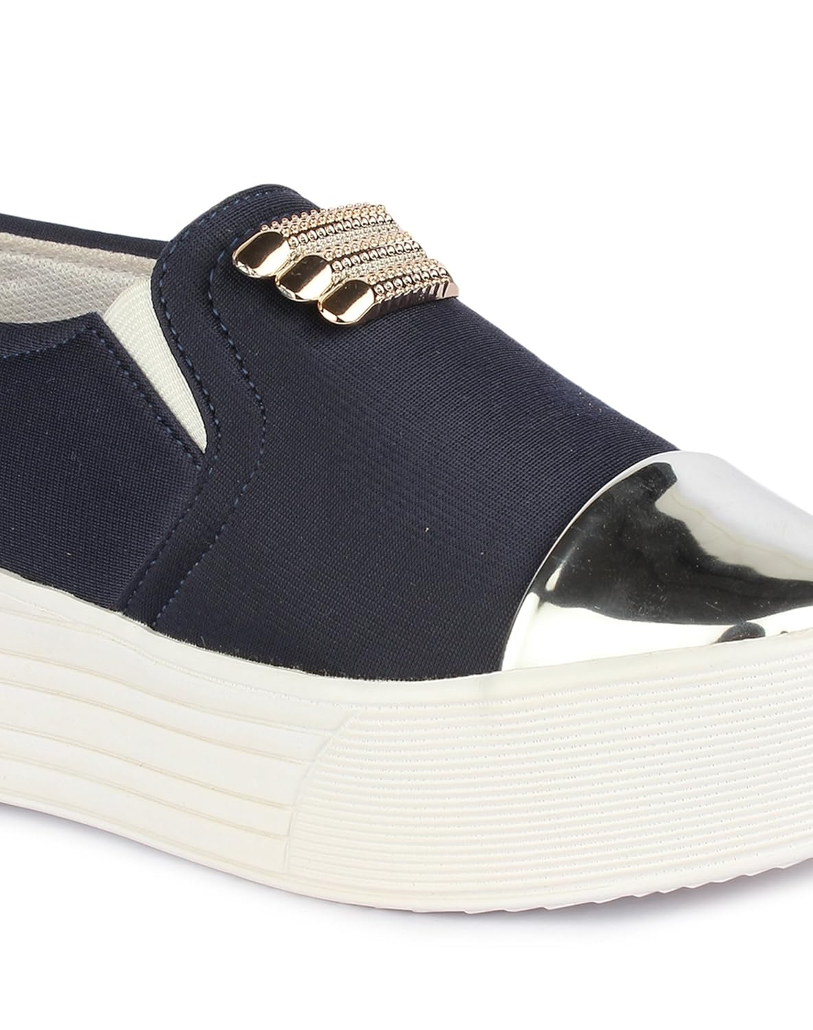 zapatoz womens fabric blue color casual shoe