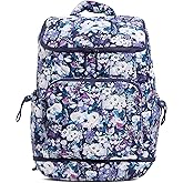 Featherweight Commuter Backpack Travel Bag, Artist's Garden Purple, One Size