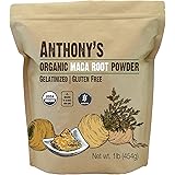 Anthony's Organic Maca Root Powder, 1 lb, Gelatinized for Enhanced Bioavailability, Gluten Free & Non GMO (Pack of 1)
