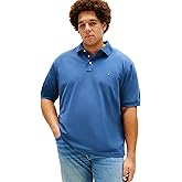 Tommy Hilfiger Men's Short Sleeve Polo Shirts in Regular Fit With Stretch and Organic Pique Cotton