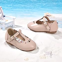 Tegeek Girls Toddler/Little Kid Mary Jane Flats