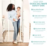 Regalo Safety Easy Step Extra Tall Gate 101cm 73-99cm Openings view 4