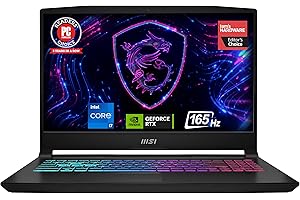 MSI Katana 15 15.6” 165Hz QHD Gaming Laptop: Intel Core i7-13620H, NVIDIA Geforce RTX 4070, 16GB DDR5, 1TB NVMe SSD, Cooler Boost 5, Win 11: Black B13VGK-2000US