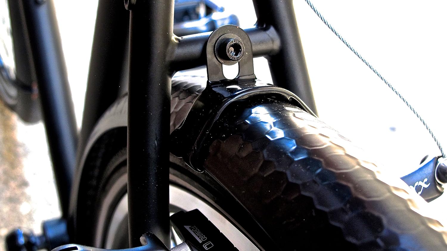 matte black bike fenders