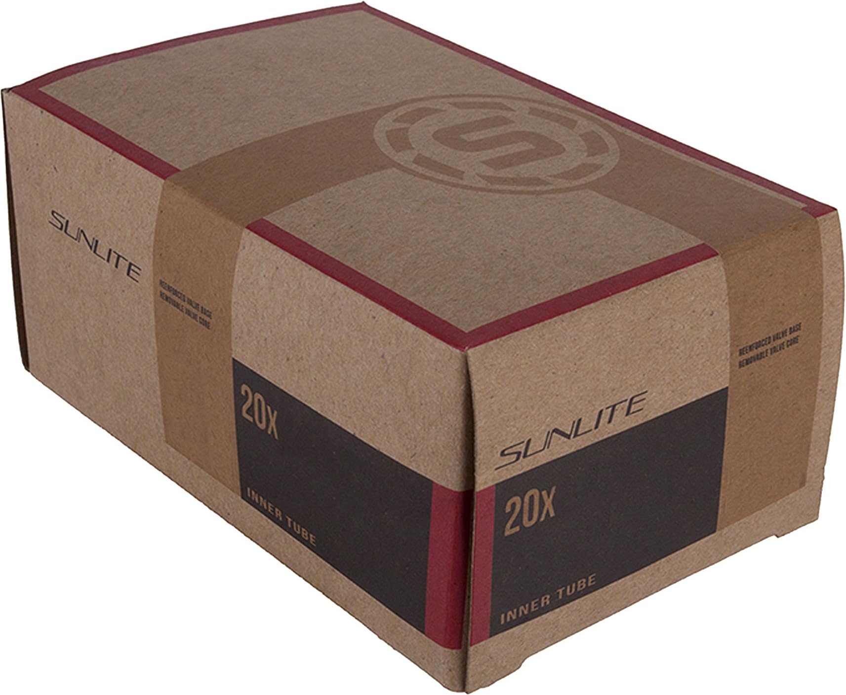 Tube, 20", Select Size & Valve Type. 1 Pack or 2 Pack Money Saver. Regular or Presta Valve Bicycle Inner Tube, Sunlite, BMX, Recumbent, Stroller, Youth Bike, Toddler Bike, Trailer