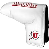 Team Golf NCAA Utah Tour Blade Putter Cover (White) - Printed Team Golf NCAA Tour Blade Putter Cover (White), Fits Most Blade Putters, Scotty Cameron, Taylormade, Odyssey, Titleist, Ping, Callaway