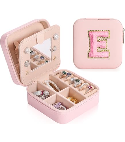 Étui De Voyage à Bijoux Personnalisé, Cadeau De Fête Des Mères De Sa Fille, Boîte à Bijoux En