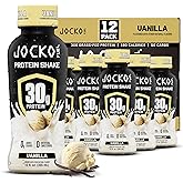 Jocko Fuel High Protein Shakes, Vanilla 12 fl oz | 12 Pack | 30G Grass Fed Protein Drinks | No Added Sugar &amp; Keto Friendly | Supports Muscle Recovery &amp; Growth | Ready to Drink