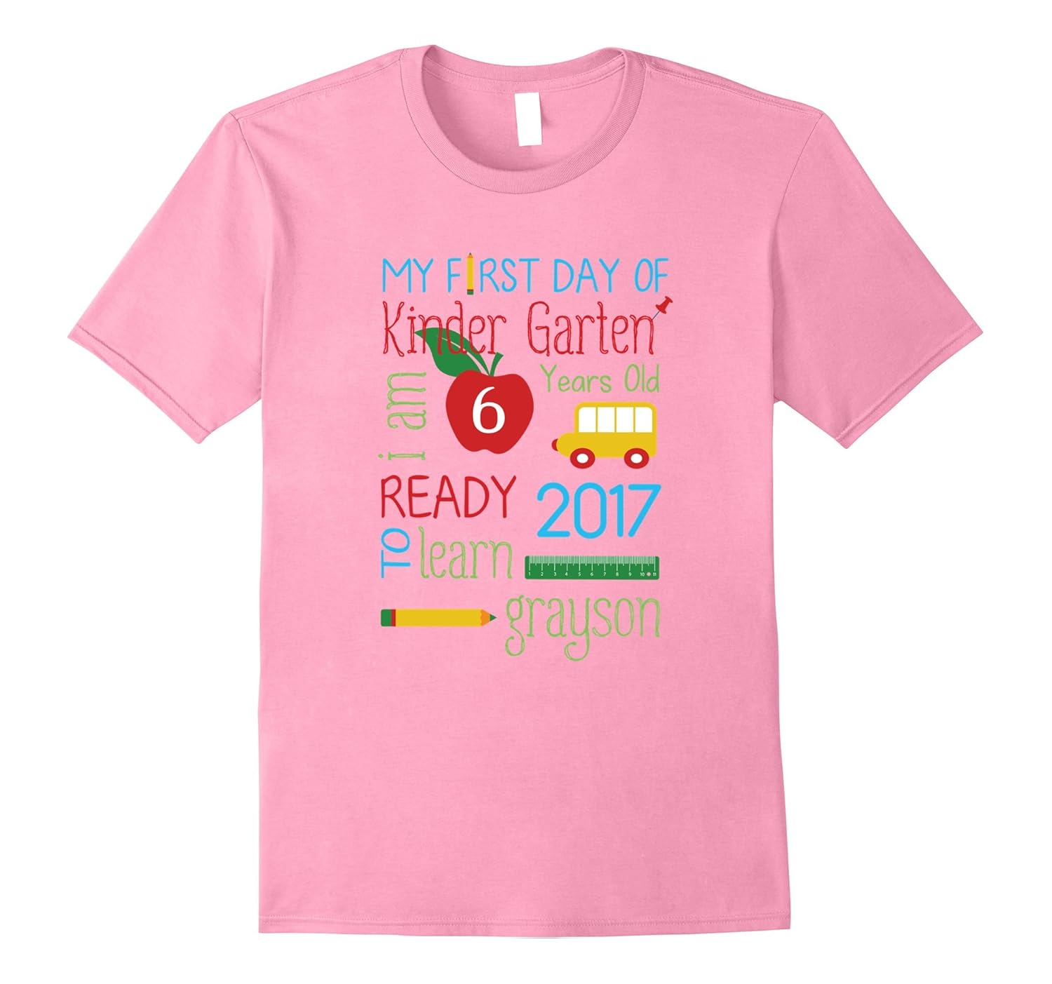 my first day of kindergarten shirts for girls back to schoolArt