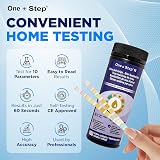 One Step 10 Parameter Urinalysis Dipstick Test 100 Strips + 30ml Pot view 3