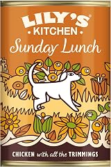 Lily's Kitchen Natural Adult Wet Dog Food Tin Sunday Lunch 6 x 400g Grain-Free
