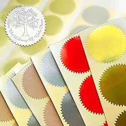 Customized Book Embosser Tree of life Color Stamp