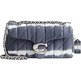 Quilted Tie Dye Leather Tabby Shoulder Bag 26 with Chain