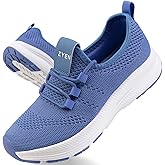ZYEN Wide Toe Box Shoes Women Non-Slip Ultra Light Running Sneakers Extra Wide Feet Arch Support Walking Shoes Tennis Diabetes Breathable Gym Workouts 6-12